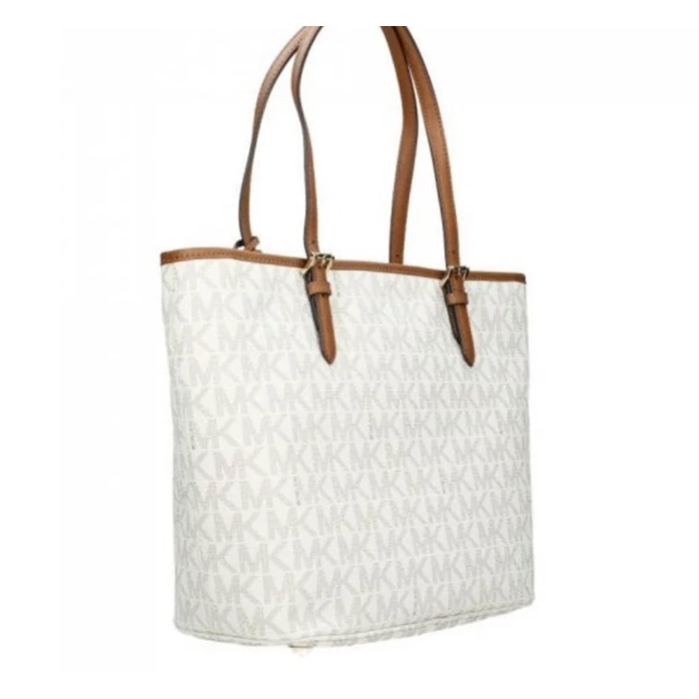 Michael Kors Kimberly Large Bonded Signature Tote Bag